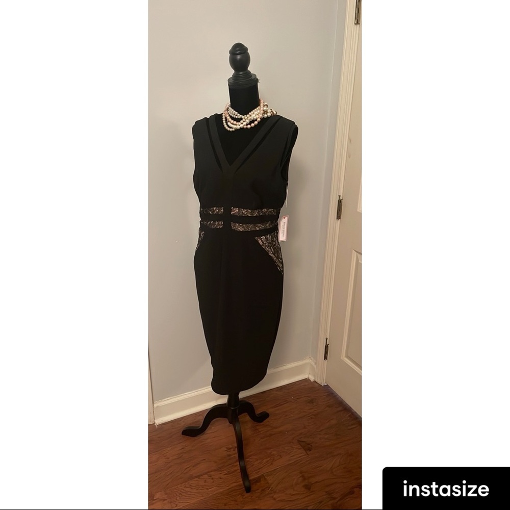 Bisou Bisou- Cut Out MIDI Dress sz 14